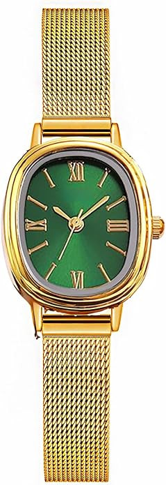 BESTKANG Women Watches Stainless Steel Mesh Strap Waterproof Quartz Wristwatch Fashion Oval Women... | Amazon (US)