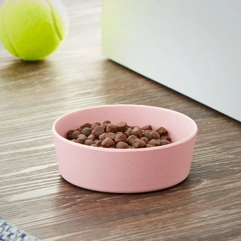 Vibrant Life Bamboo Melamine Small Pet Bowl Pink | Walmart (US)