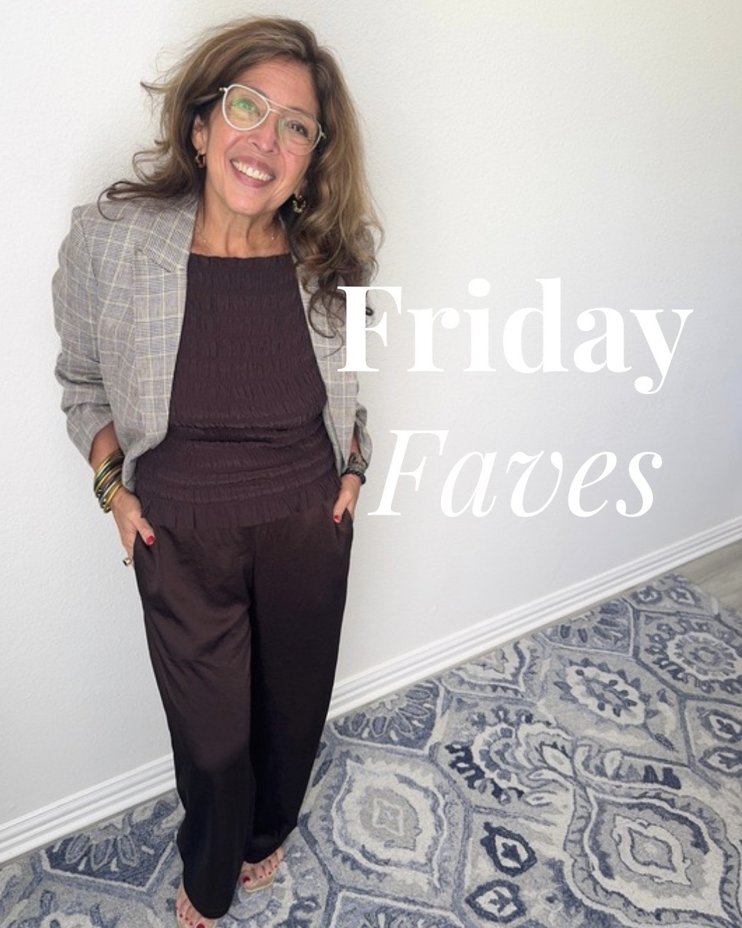 Friday Faves 

Another week, another round of my Friday Faves 🤍 I love sharing pieces I am shopping for clients, buying myself, or sharing with friends. 

Fun tops, dress, jeans, sweater, a skirt, mules, and jewels. All perfect for the transition to fall, and beyond. 

All the pieces are faves honestly. I’ve linked everything for you so it’s easy to shop.

I’m Elisa, a Dallas based wardrobe stylist, consultant, founder of Turnkey Style, and author of The Style Advantage: I Say What HR Can’t. 

I work one on one with professionals as well as with leaders and corporate teams to build authentic executive presence that drives real ROI.

👉🏼 I’m also a mom of two grown boys, a wife, a post-menopausal woman in business, 5’4”, a size 12/14 on the bottom and L on top. 

🙋🏻‍♀️ I’ve been everything from a size 10–18+, which is why fit, function, and real life always come first.

#LTKOver40 #LTKSaleAlert #LTKWorkwear