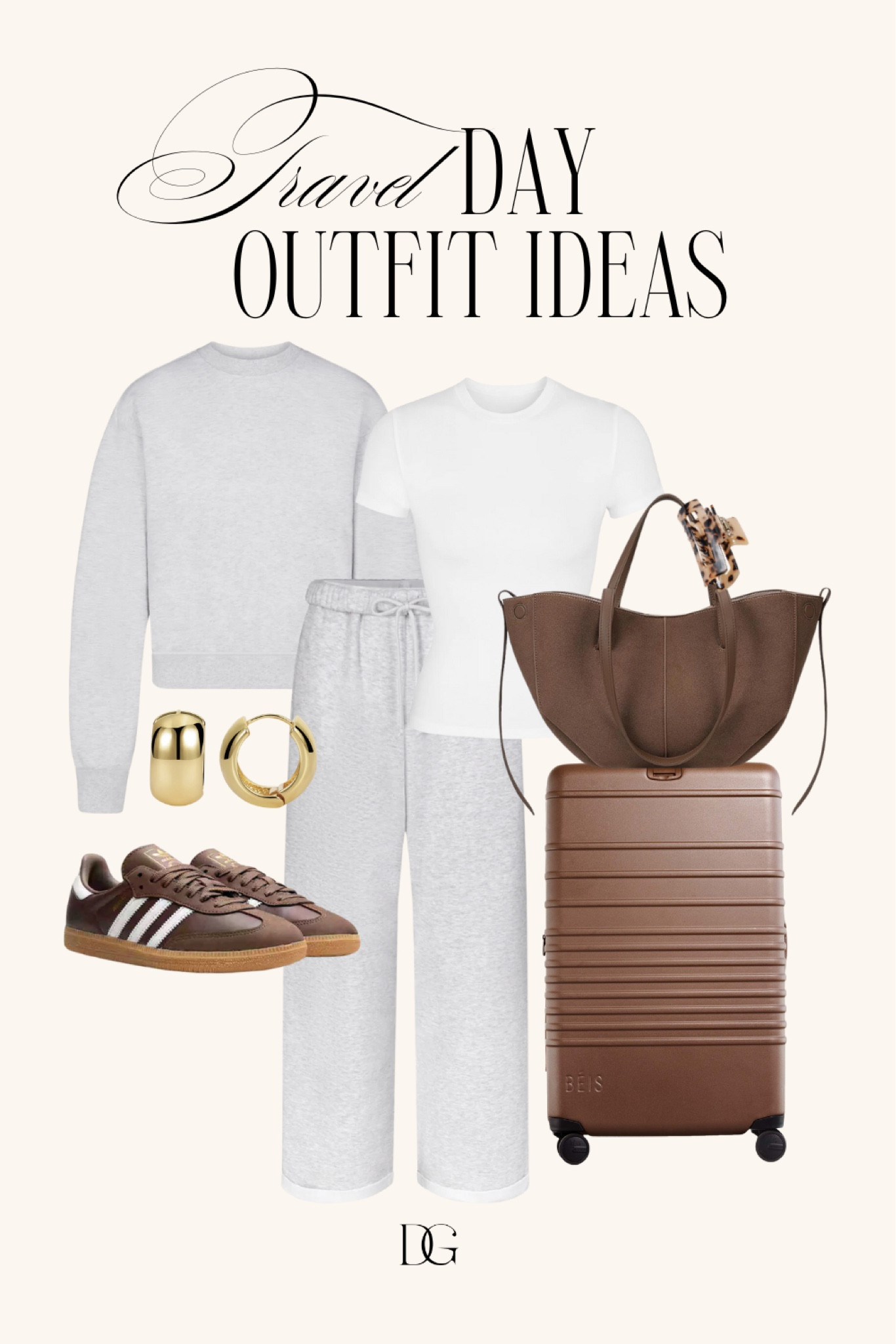 Travel Outfit Idea 〰️ travel outfits, travel look, casual outfit, casual outfits, travel looks, travel outfit inspo, travel essential, travel essentials, travel bag, travel bags, closet basics, closet staples, neutral outfits, neutral outfit, casual sneakers, lounge outfit, loungewear, cozy outfit

#LTKStyleTip #LTKSeasonal #LTKTravel
