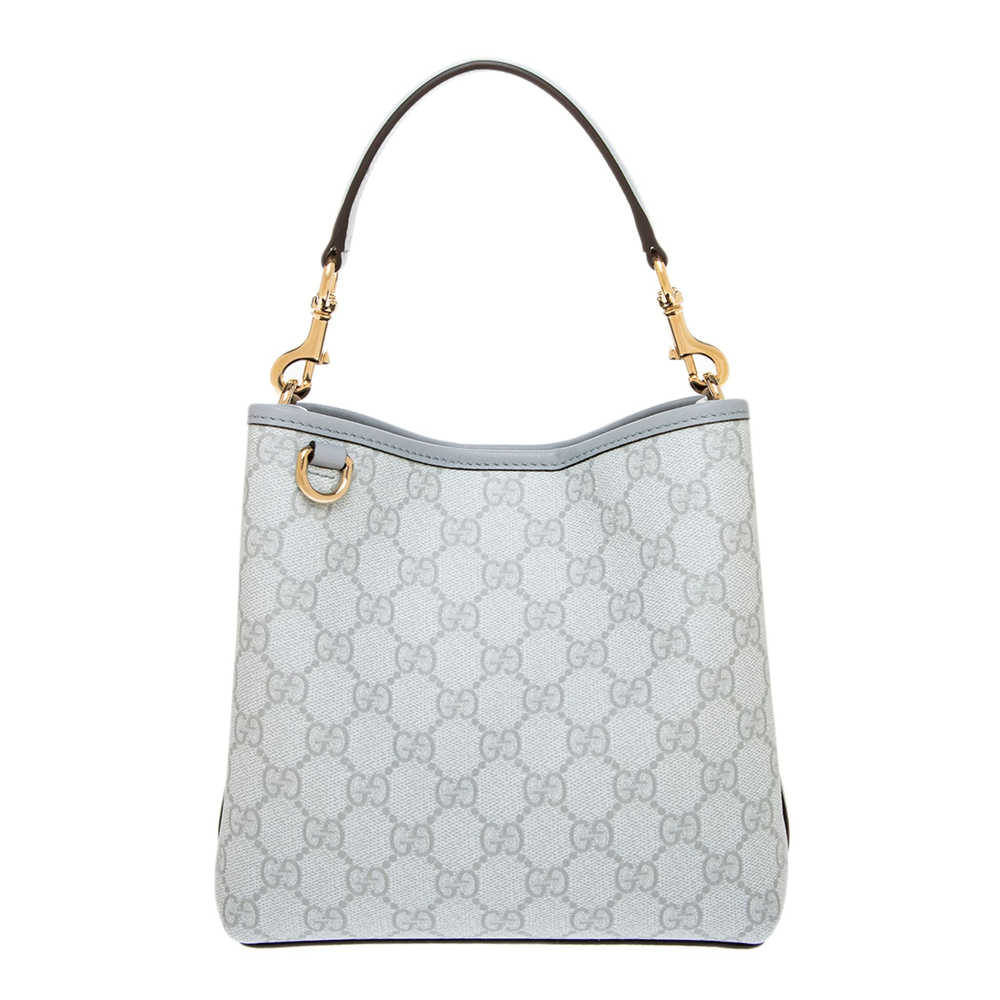 Gucci GG Emblem Small Bucket Bag | Overstock