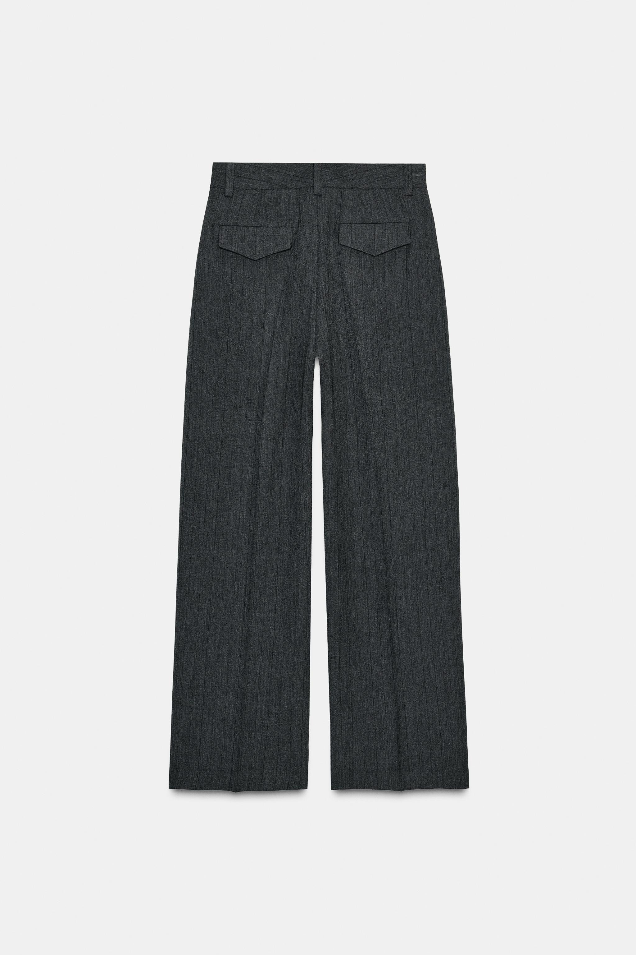 ZW COLLECTION TEXTURED PANTS | Zara US