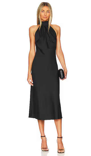 Raya Midi Dress in Black | Revolve Clothing (Global)