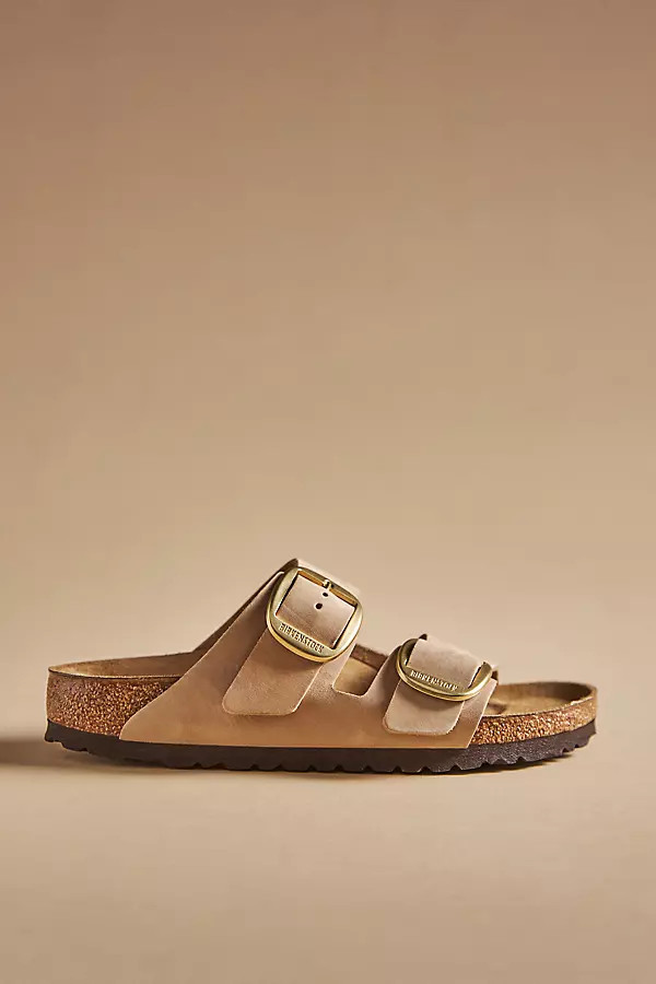 Birkenstock Arizona Big Buckle Sandals By Birkenstock in Beige Size 37 | Anthropologie (US)