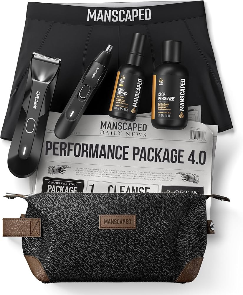 MANSCAPED® Performance Package 4.0 Includes The Lawn Mower® 4.0 Groin Hair Groomer, Weed Whacke... | Amazon (US)