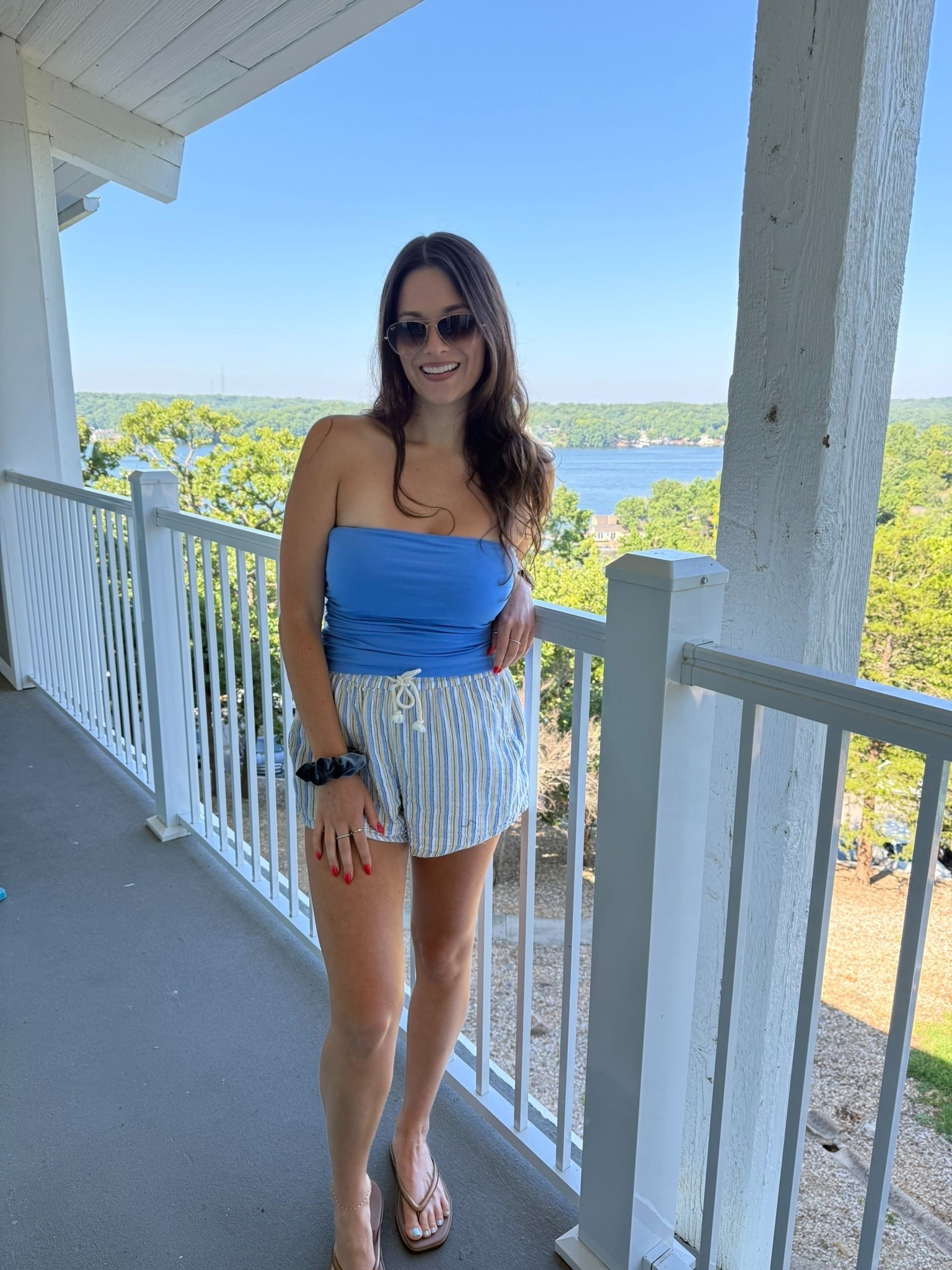 soo hungry I could eat another trip to the lake 🛥️🐢🐟

summer outfit, easy summer outfit, casual style, summer outfit inspo, shorts outfit, strapless top, lake views, lake day, summers at the lake, summer vibes, ootd, lake of the Ozarks, LOZ

#LTKootd #LTKSeasonal #LTKSaleAlert