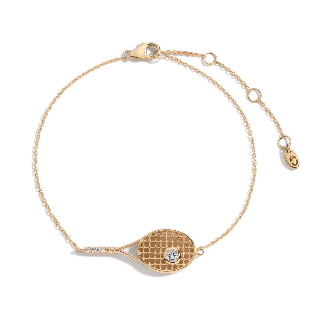 Lab Grown Diamond Tennis Racket Bracelet | AUrate New York