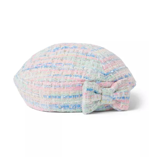 Tweed Bow Beret | Janie and Jack