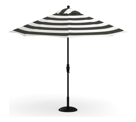 9' Round Outdoor Patio Umbrella – Rustproof Aluminum Tilt Frame | Pottery Barn (US)