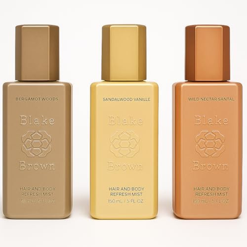 Blake Brownn Hair and Body Refresh Mist Gift Set, Bergamot Woods, Sandalwood Vanille, Wild Nectar... | Amazon (US)
