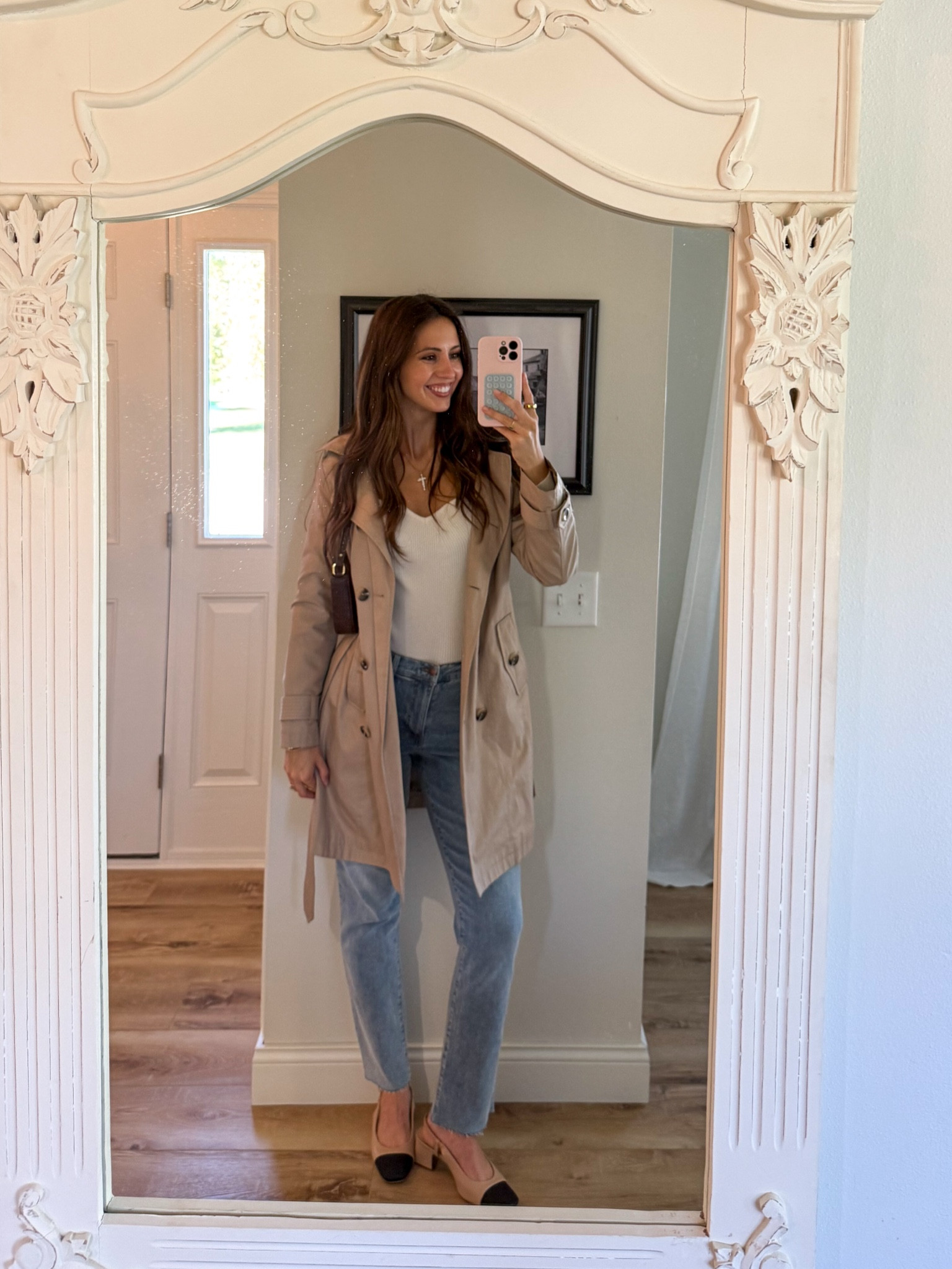Trench coat, trench coat outfit, Oliver Logan jeans, straight leg jeans, cap toe heels, Fall fashion, fall outfit, fall outfit idea, fall outfit inspo, fall sweater,


#LTKSeasonal #LTKStyleTip #LTKShoeCrush
