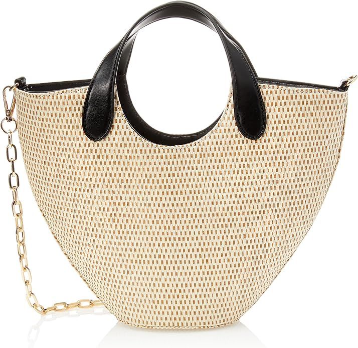 The Drop Women's Jade Straw Tote with Chain Strap | Amazon (US)