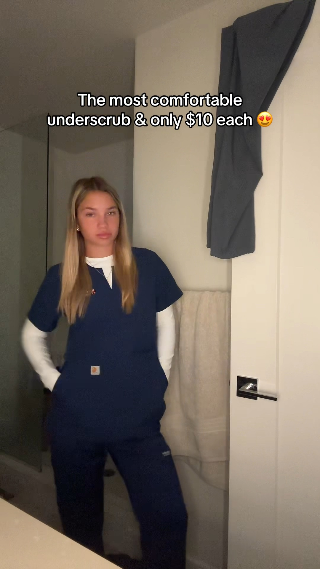 Nurse essential just dropped 👉 The comfiest long sleeve underscrub you didn’t know you needed.
#UnderscrubStyle #NurseLife #ScrubGoals #LTKunder50 #LTKnurse #scrubs #workoutfit