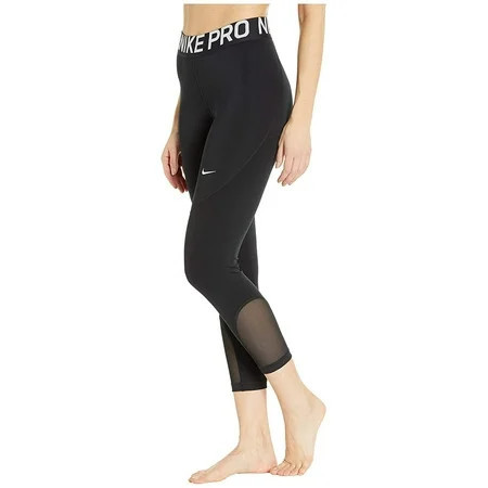 Nike Pro Women s Crop Tights AO9972-010 Black | Walmart (US)