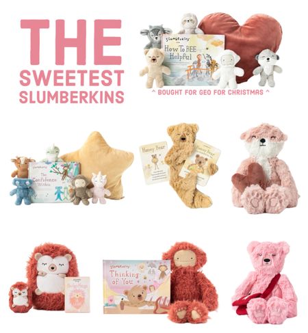 The sweetest company! Got the adorable heart set for Geo for Christmas and gifted my niece/nephew some Slumberkins, too — everything is the dang cutest!

And they now have a new collection for Valentine’s Day — they just keep getting cuter and cuterrrr — and truly make the perfect gifts!! 🖤

#LTKbaby #LTKGiftGuide #LTKkids