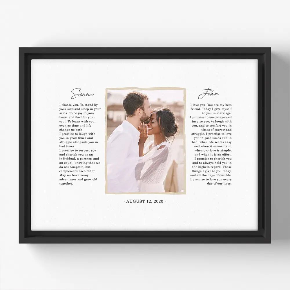 Our Sacred Vows Custom Canvas | Lime & Lou (US)