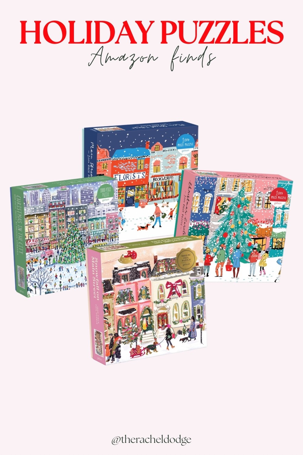 A simple holiday puzzle roundup from Amazon. Cozy scenes, winter details, and the cutest festive favorites for quiet nights in. Easy to gift and perfect for the season.
✨ Cozy winter ideas | Amazon finds | Holiday activities | Puzzle gift ideas
#HolidayGiftGuide #AmazonFinds #CozyHome #GiftIdeas #Puzzles #ChristmasGifts 

#LTKCyberWeek #LTKGiftGuide #LTKHoliday