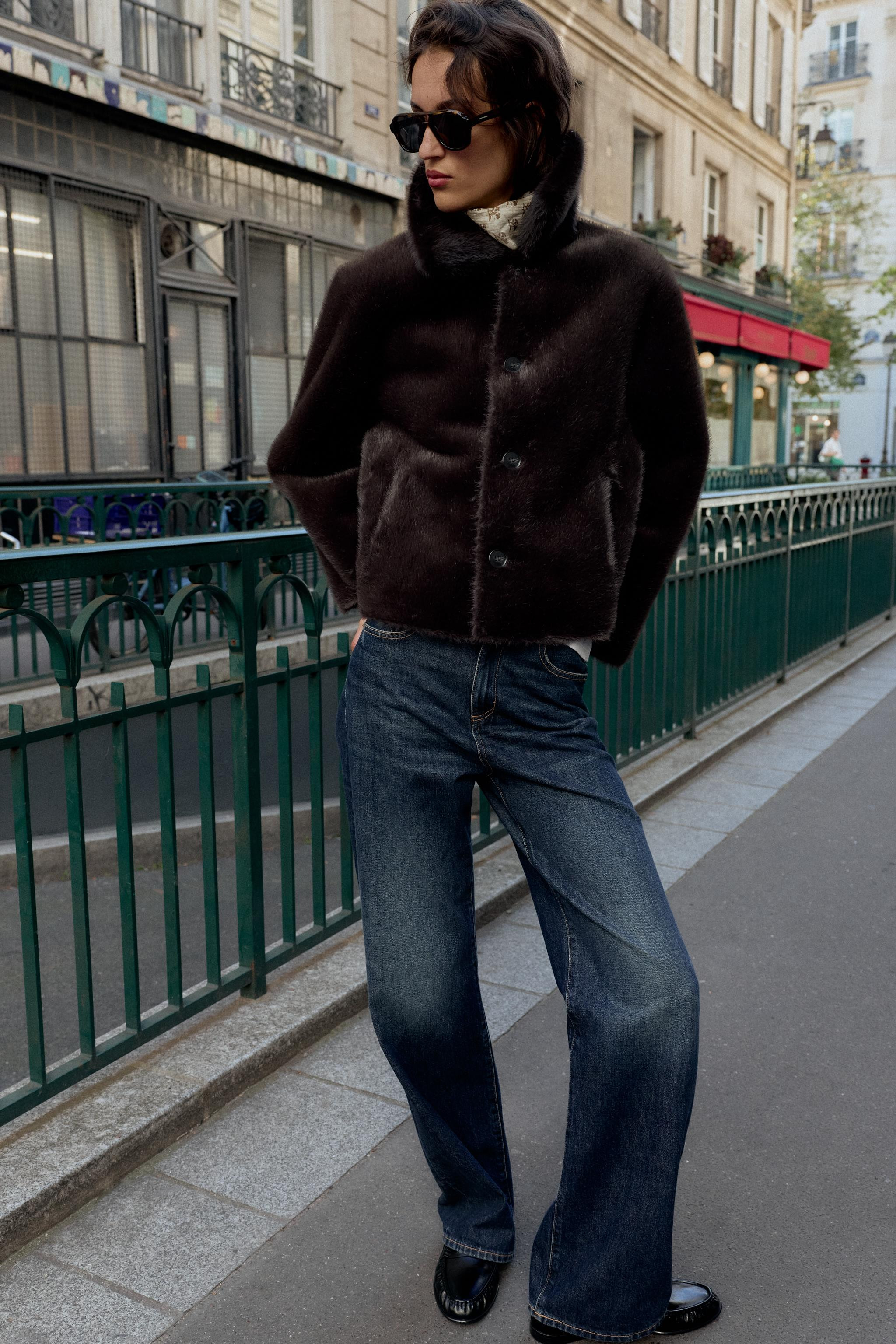 REVERSIBLE DOUBLE-FACED FAUX LEATHER JACKET | Zara UK