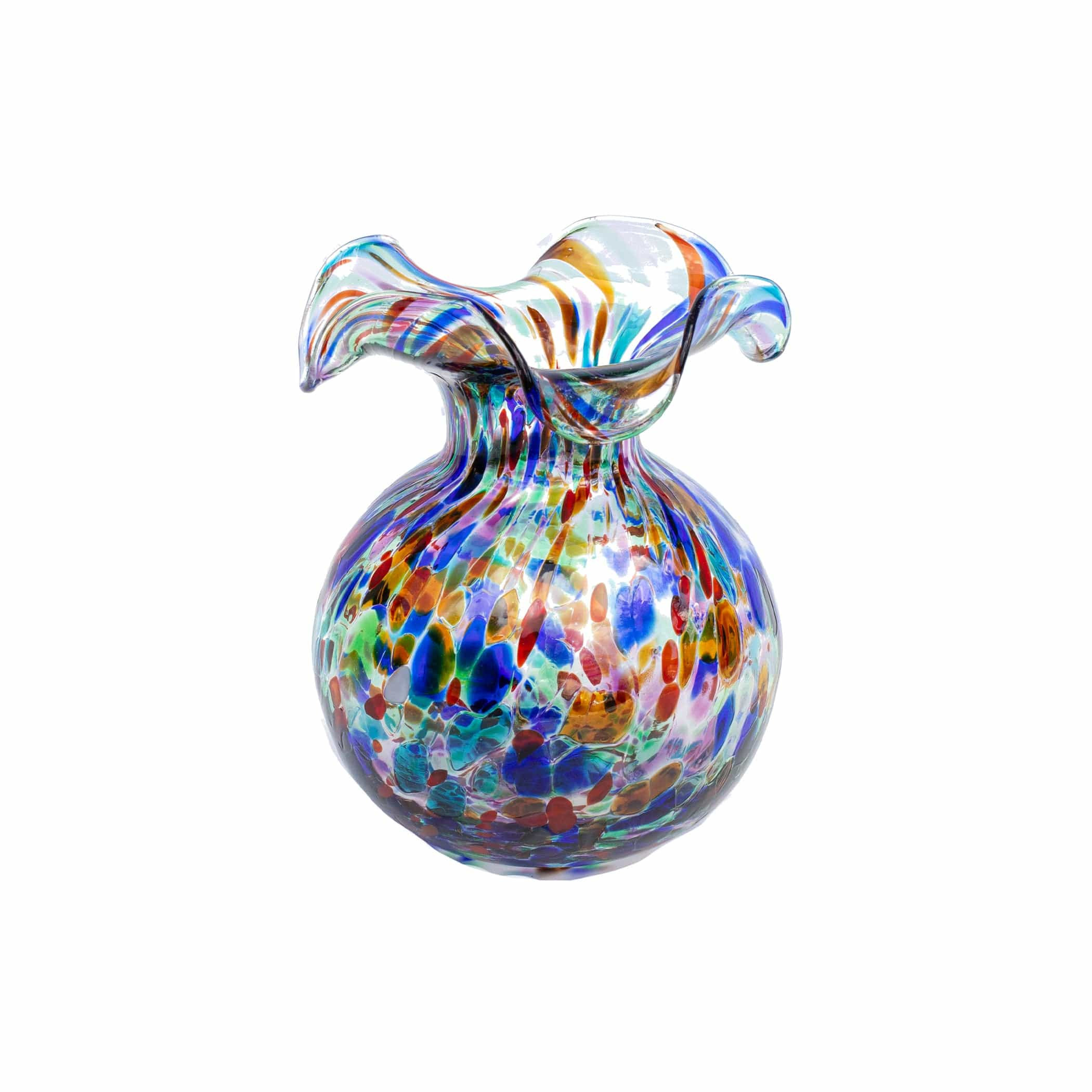 Hibiscus Glass Carnevale Bud Vase | VIETRI