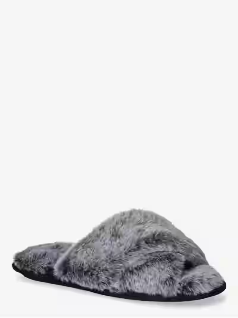Joyspun Women's Faux Fur X-Band Slippers | Walmart (US)