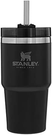 Amazon.com: Stanley Adventure Reusable Vacuum Quencher Tumbler with Straw, Leak Resistant Lid, In... | Amazon (US)