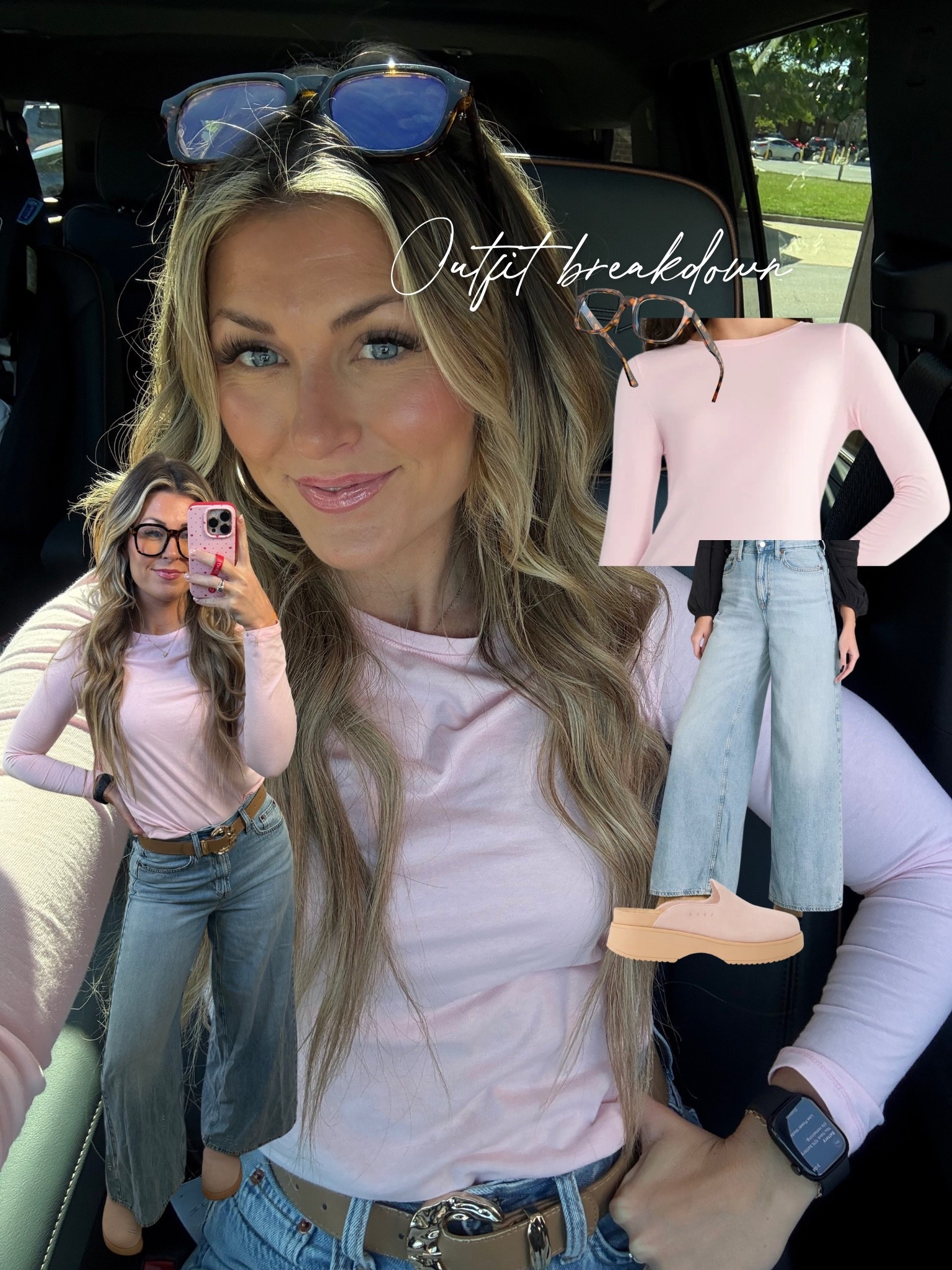 Easy ootd 💕🤍✨ shirt size M, pants size 4

#LTKSeasonal #LTKStyleTip #LTKFindsUnder50