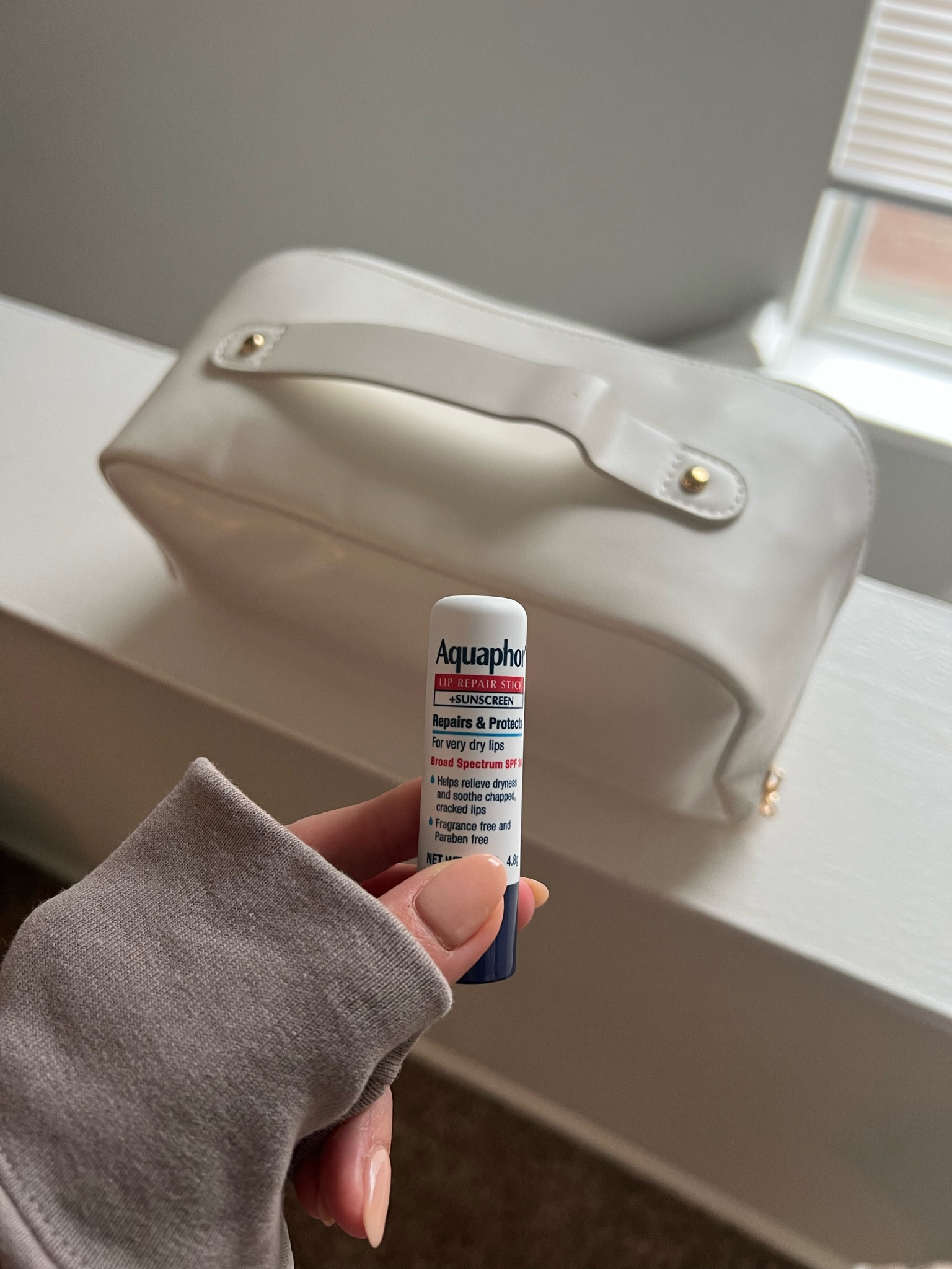 Forget anything you think you know about chapstick and lip balm. This is my GO TO drug store lip rescue. I stash one in every bag 😂 

Speaking of bags, here’s the viral TikTok travel cosmetic bag and I can confirm it is worth it. I got mine on Amazon. Calling all #brides it’s also in the perfect ivory color 🤍


#LTKwedding #LTKunder50 #LTKtravel