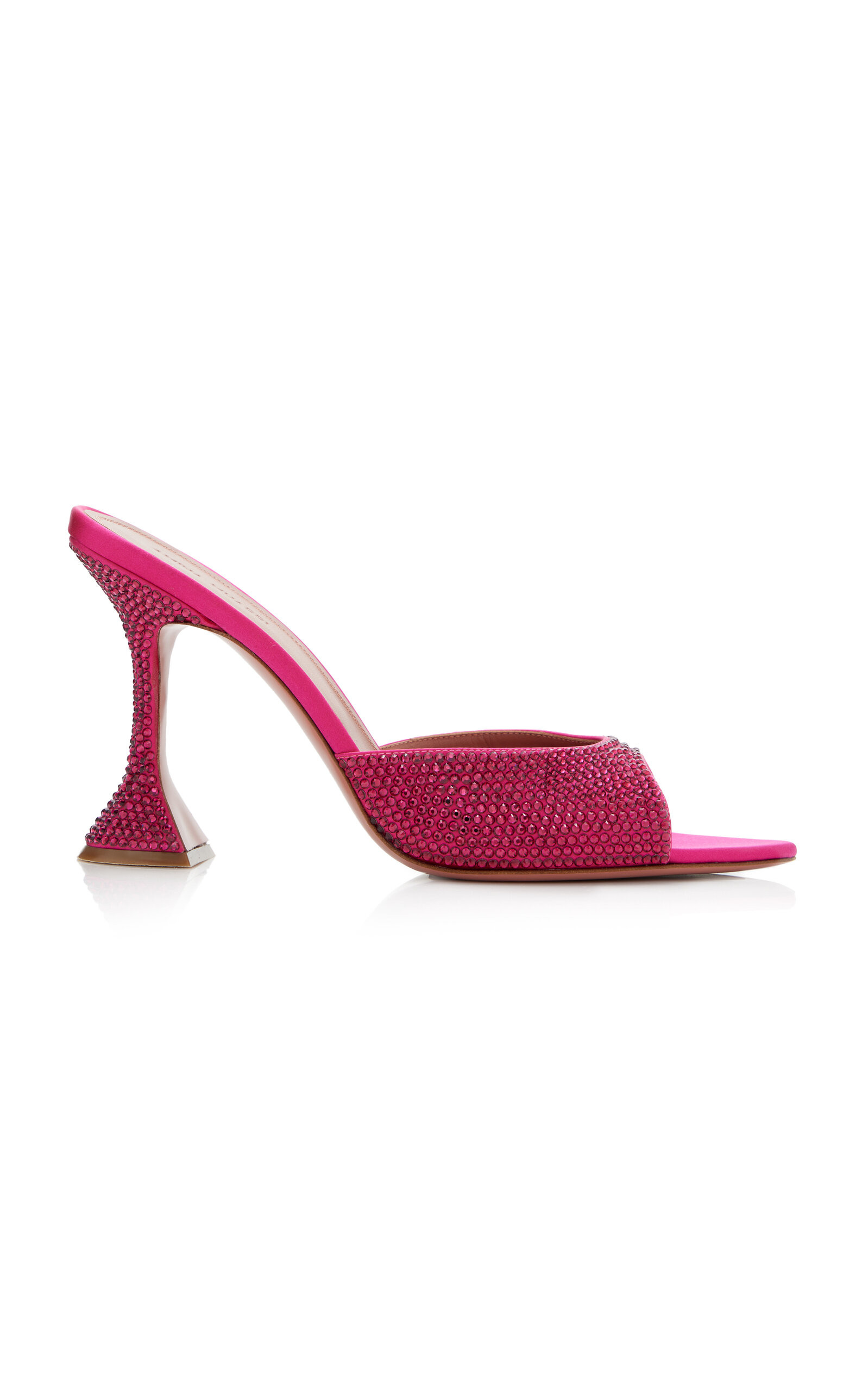 Caroline Crystal-Embellished Satin Sandals | Moda Operandi (Global)