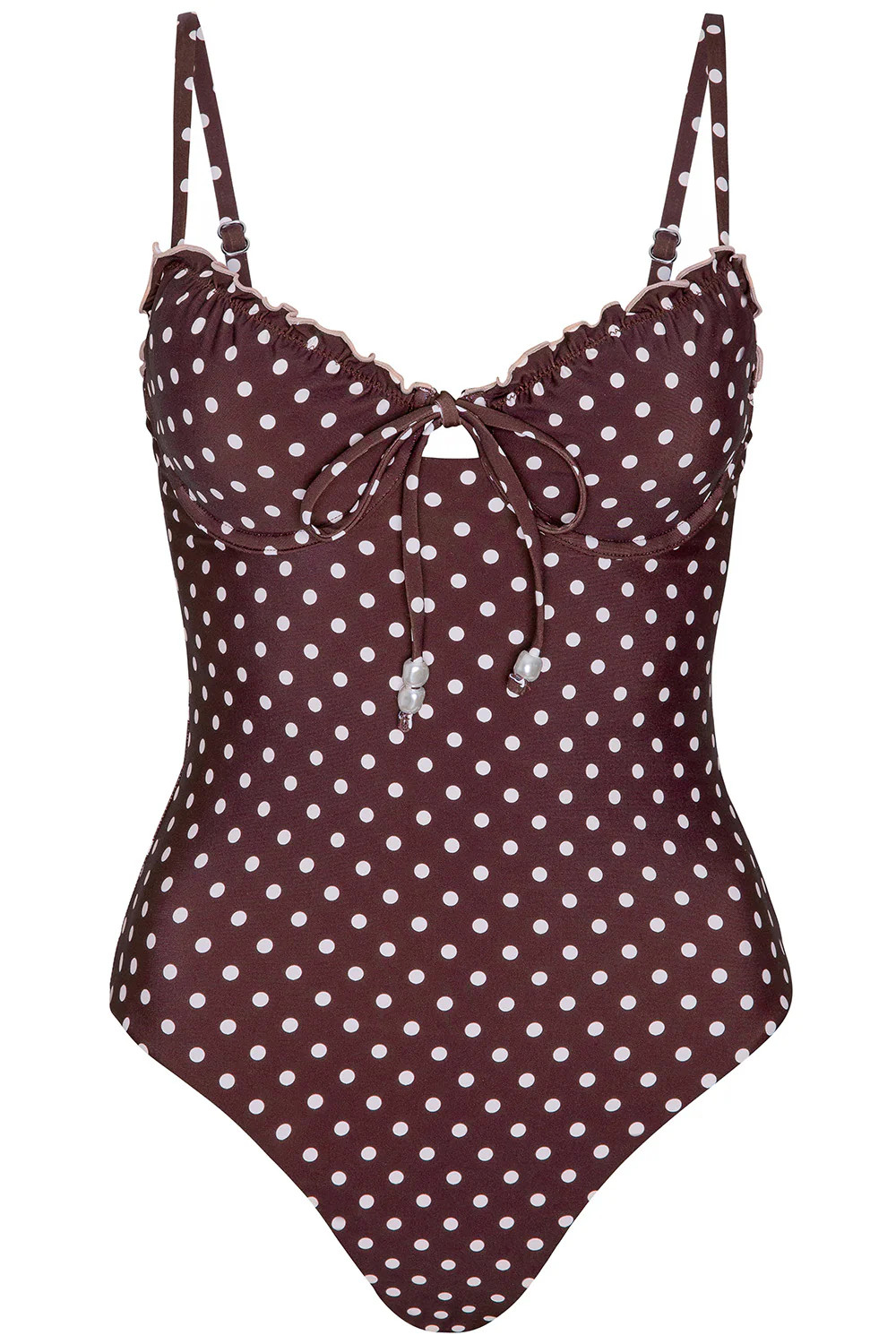 Coco Dot Underwire Swimsuit | VETCHY LLC