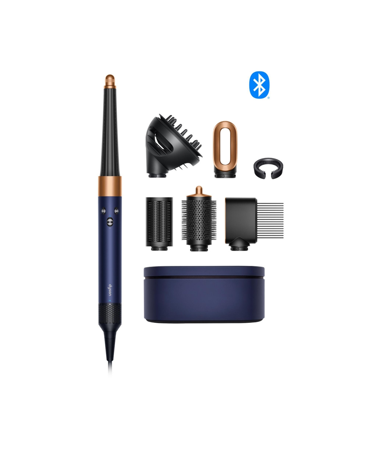 Dyson Airwrap i.d. multi-styler Curly+Coily | Prussian blue/Rich Copper - Prussian blue/rich copper | Macy's