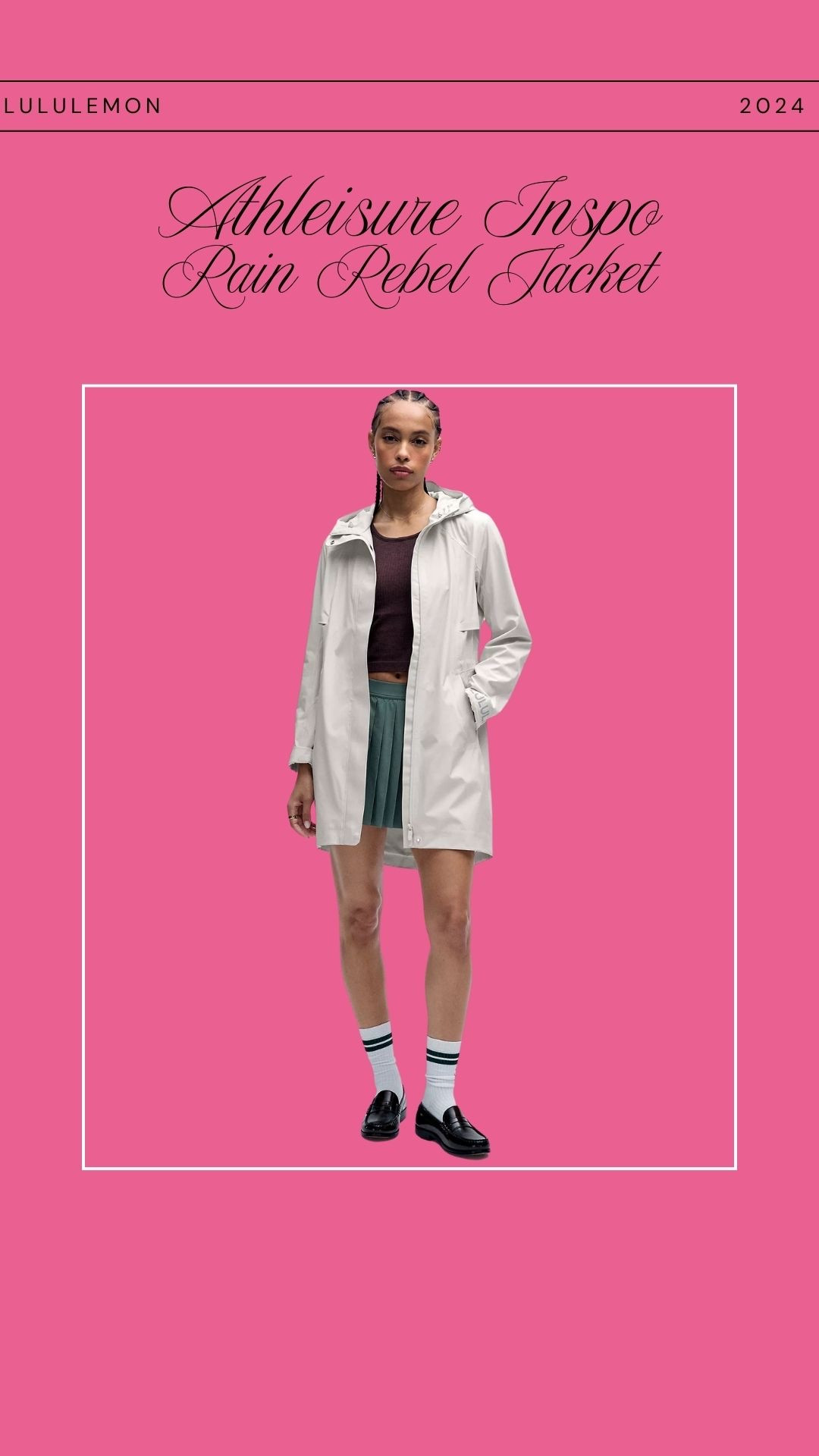 I searched everywhere for the perfect rain jacket to take to Scotland this past Summer! Not only was this one super cute and stylish, it was perfect for the elements (and great for travel)! Love this neutral color too!

Fit4Janine, Lululemon, Jackets

#LTKTravel #LTKActive #LTKStyleTip