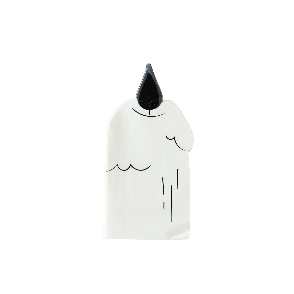 Witching Hour Candle Shaped Napkin | My Mind's Eye