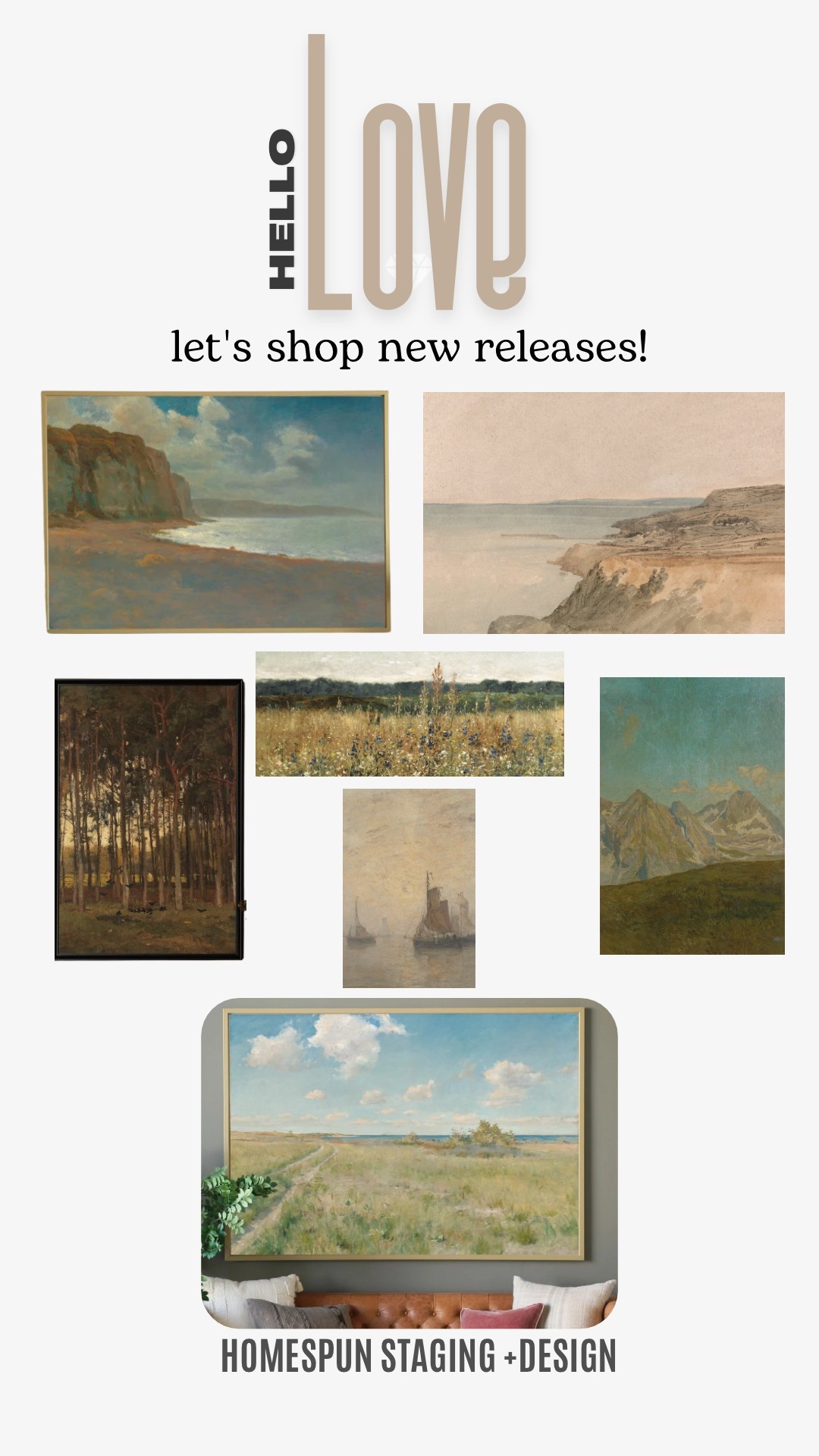 This is your sign to update your home art work 🖼️ loving these new releases from Juniper Prints with custom sizes from 8x10 to 55x79 paper or canvas  

#LTKHome