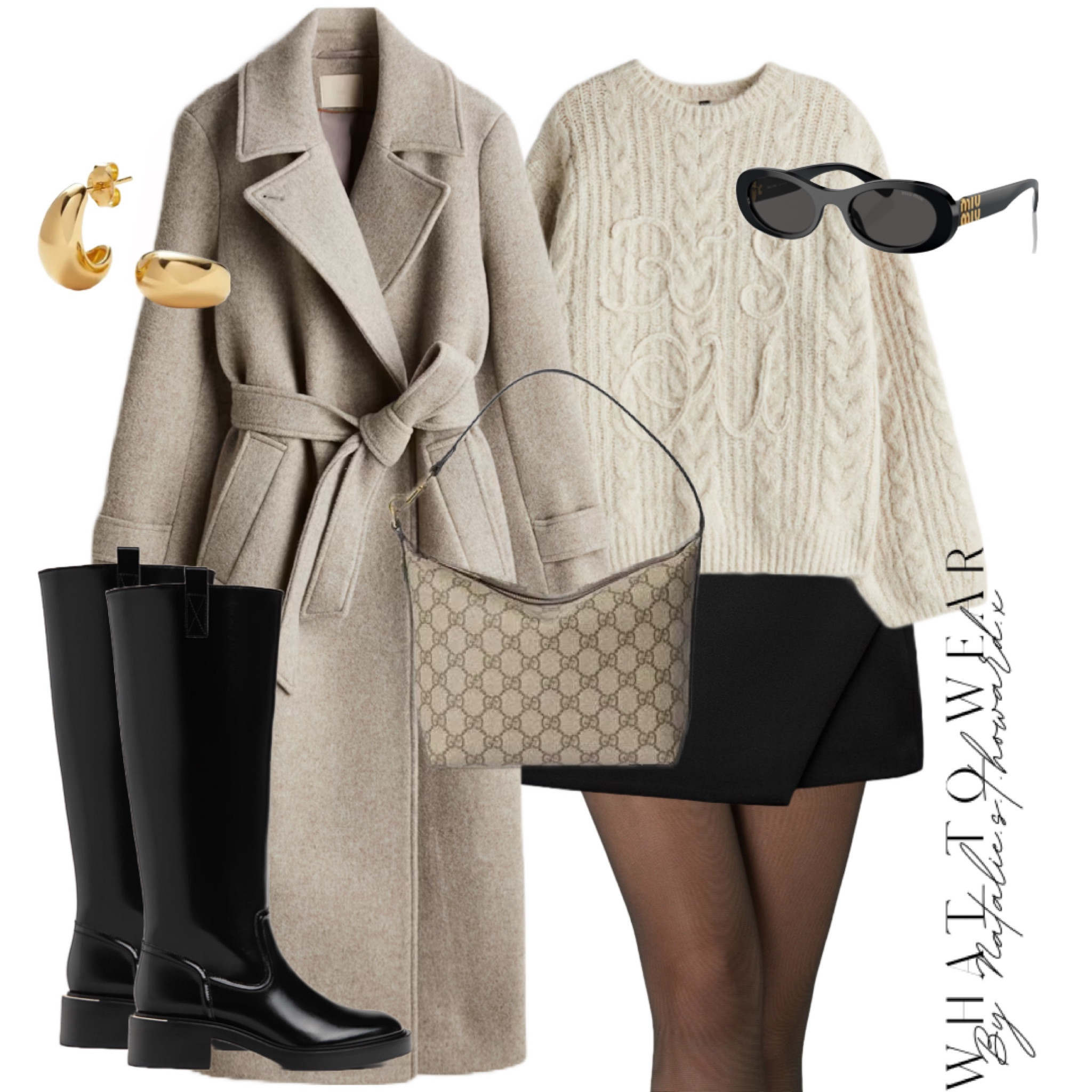 Knee high boots and a skirt is one of my favourite combos ever!! I love this jumper 😍 these boots are perfect too , a gorgeous riding style boot . They go with so much! This belted coated is also gorgeous, I love the griege colour x

#LTKautumn #LTKuk #LTKshoes