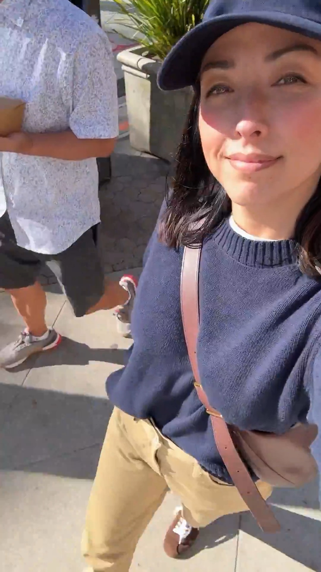 Weekend outfit featuring my Madewell crescent sling bag. This color is old. Linked this exact style and a few other options. 

Everlane sweater xs
Citizens of Humanity Miro jeans 23, run super big. Cut hems. 
Dolce vita sneakers 6. Run small
Madewell crescent bag
Polo Ralph Lauren hat
Quince earrings. 

Petite style, mom style 

#LTKootd #LTKPetite #LTKmomlife