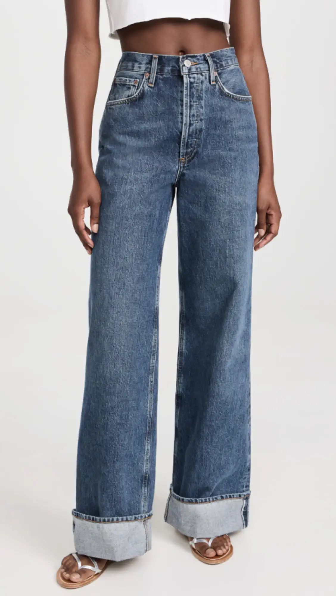 Dame High Rise Wide Leg Jeans | Shopbop