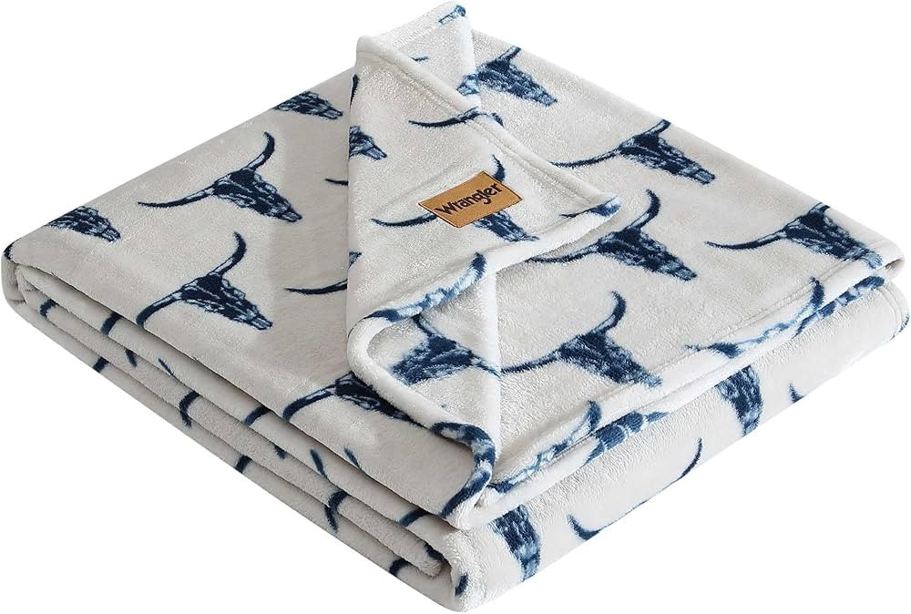 Wrangler - Throw Blanket, Soft Plush Fleece Bedding, Yellowstone Inspired, Western Decor for Bed ... | Amazon (US)
