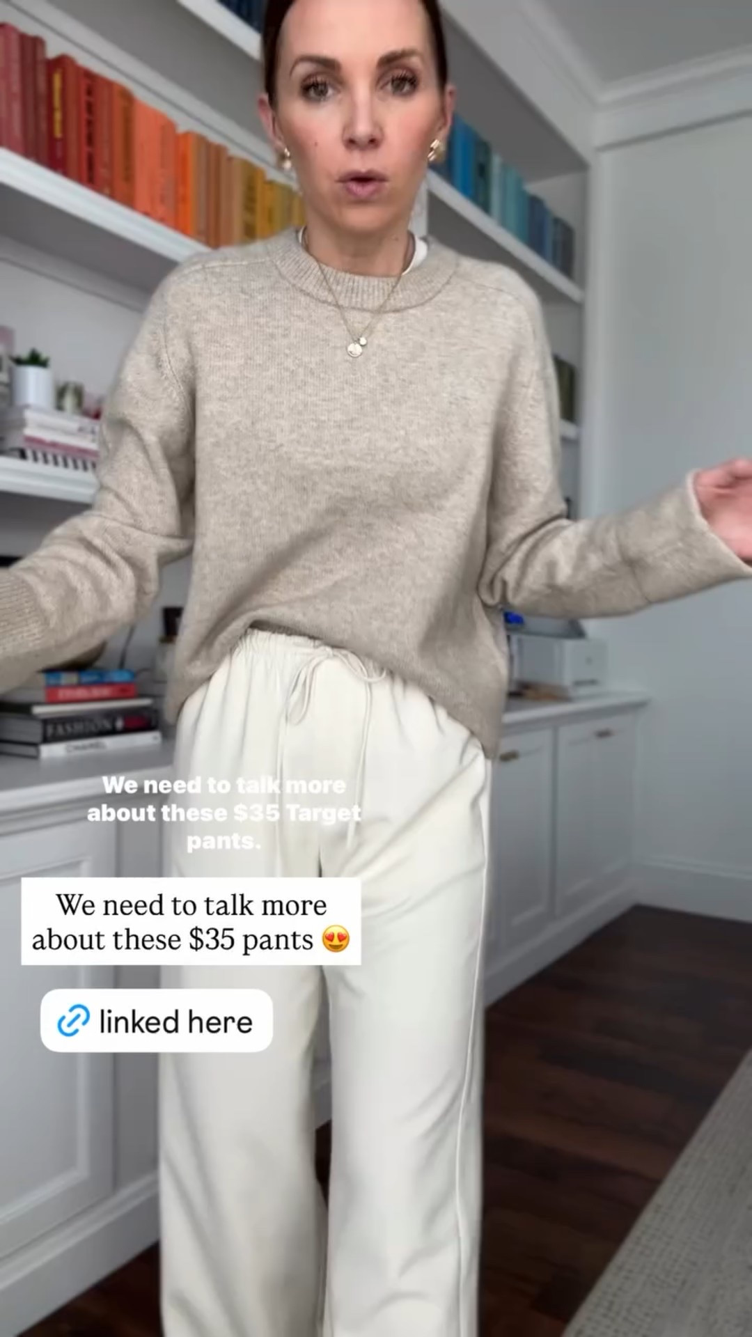 $35 @target pant 
Paired with @abercrombie sweater 

#LTKootd