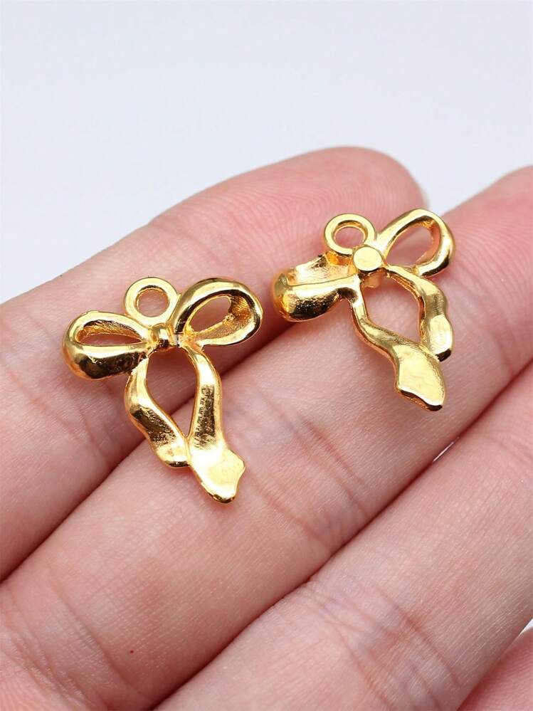 15pcs Bow Detail-Shaped Pendant For DIY Jewelry Making | SHEIN