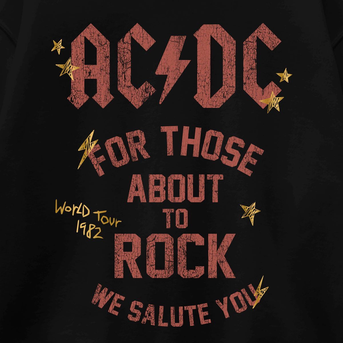 Men's AC/DC Graphic Pullover Sweatshirt - Black | Target