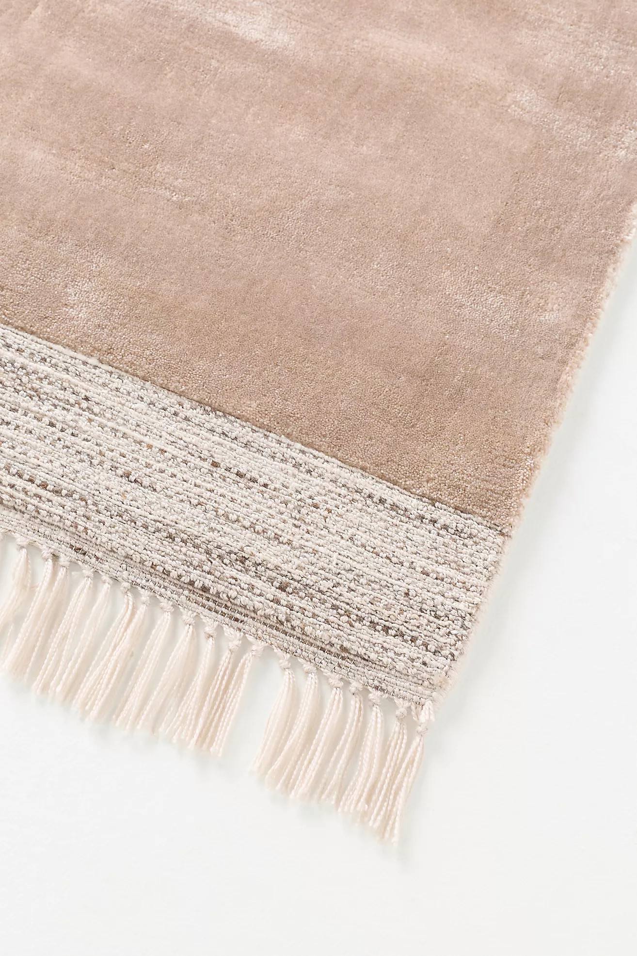 Corby Easy Care Fringed Rug | Anthropologie (US)