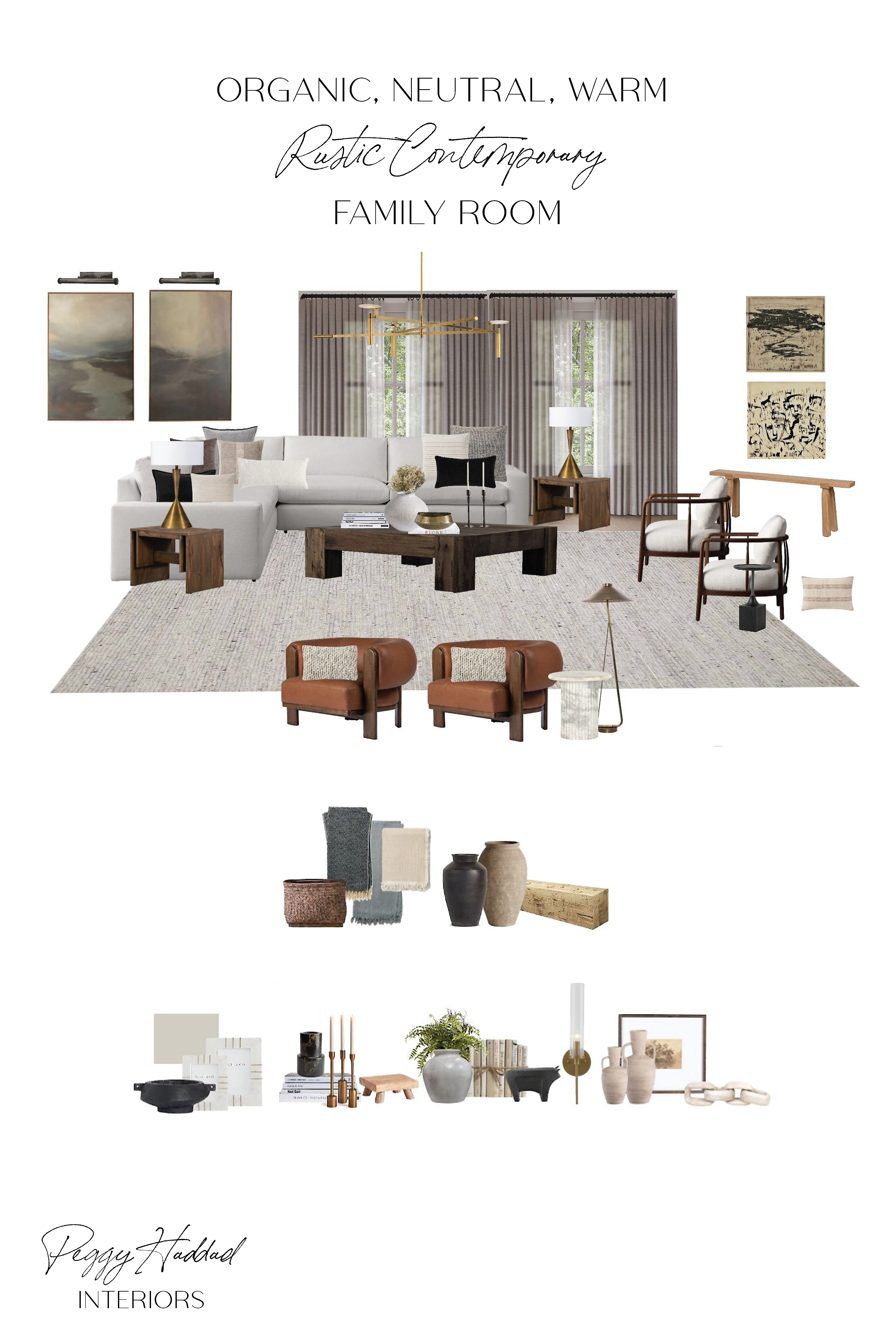 Use code PEGGYH20 for 20% off all Scout & Nimble items //
Cozy and expansive ✨ This Rustic Contemporary family room proves that layered seating, custom drapery, and the right rug size make all the difference. Shop the look to recreate this organic, modern feel in your own home. 🖤
#ShopTheLook #FamilyRoomDesign #RusticContemporary #PeggyHaddadInteriors

 

 #LTKHome #LTKFindsUnder100 #LTKStyleTip