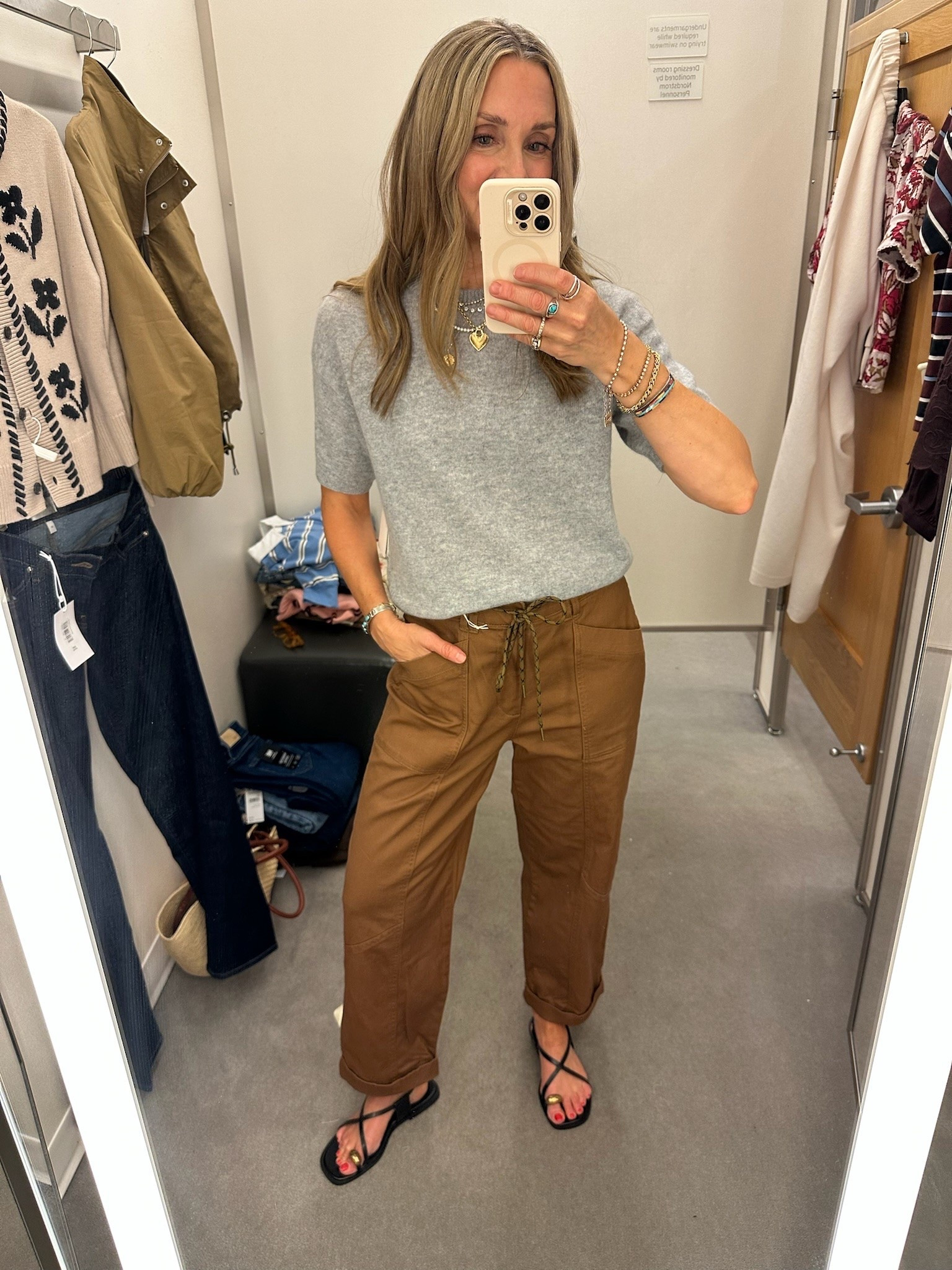 Some must haves from the Nordstrom sale! I grabbed these pants on a whim and LOVED them! Perfect with this cashmere tee!

#LTKootd #LTKOver40 #LTKSeasonal