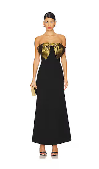 SIMONMILLER Dali Crepe Dress in Black. - size 4 | Revolve Clothing (Global)