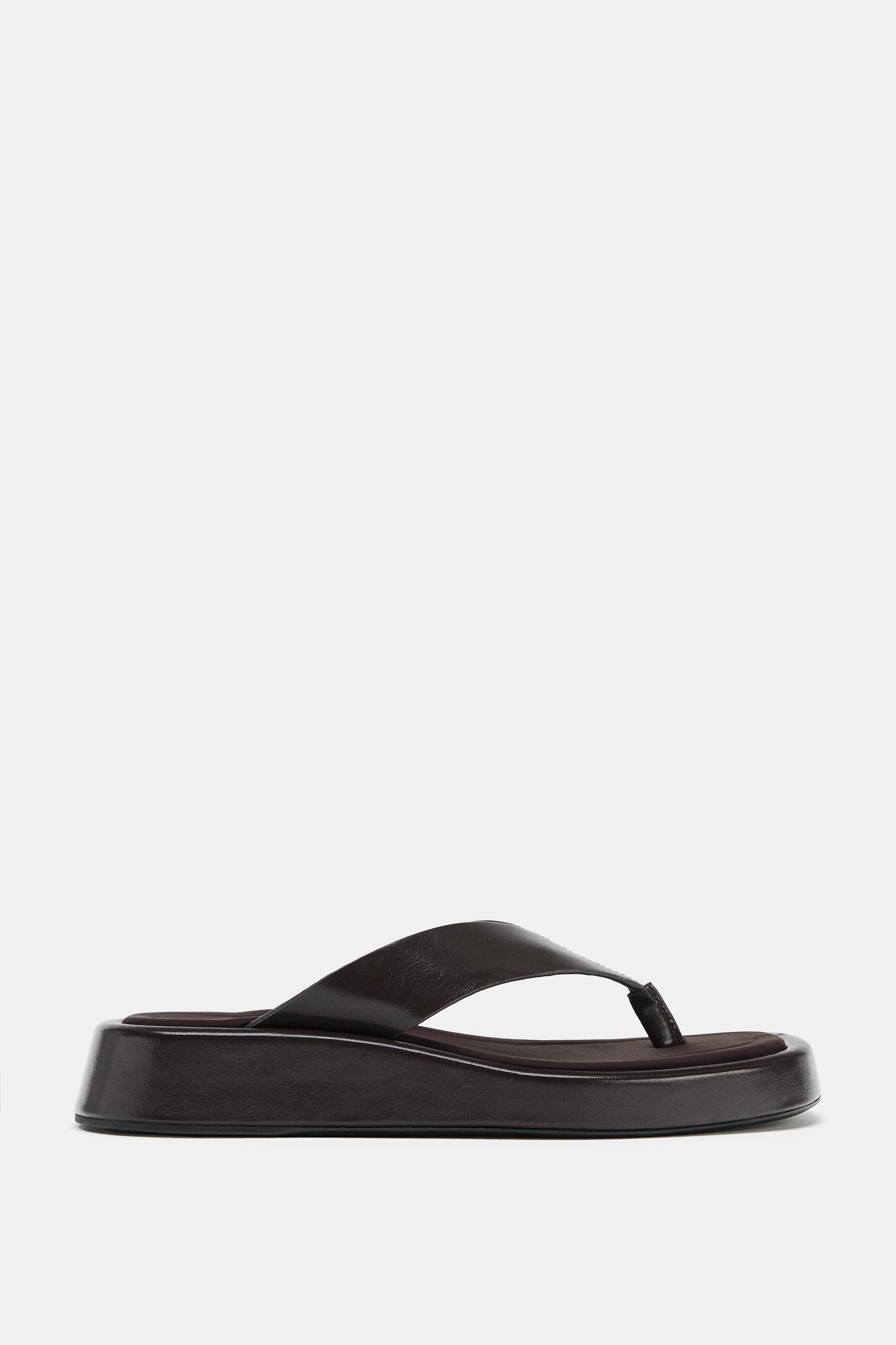 FLAT STRAP SANDALS | Zara UK