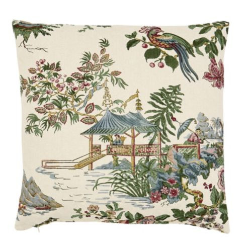 Lille Chinoiserie Pillow | Ballard Designs, Inc.
