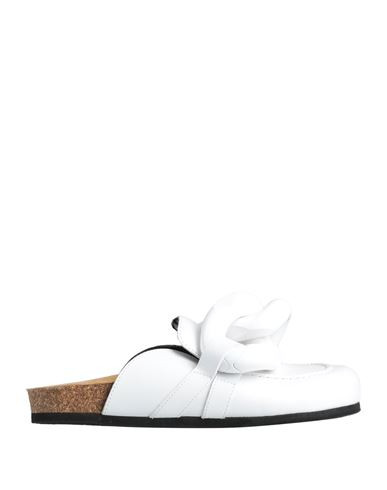 Jw Anderson Woman Mules & Clogs White Size 6 Rubber, Leather | YOOX (US)