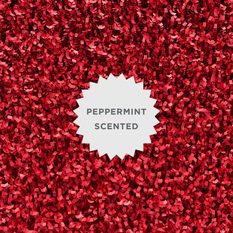 American Greetings Red Shredded and Scented Christmas Tissue Paper, Peppermint (1.5 oz) | Walmart (US)
