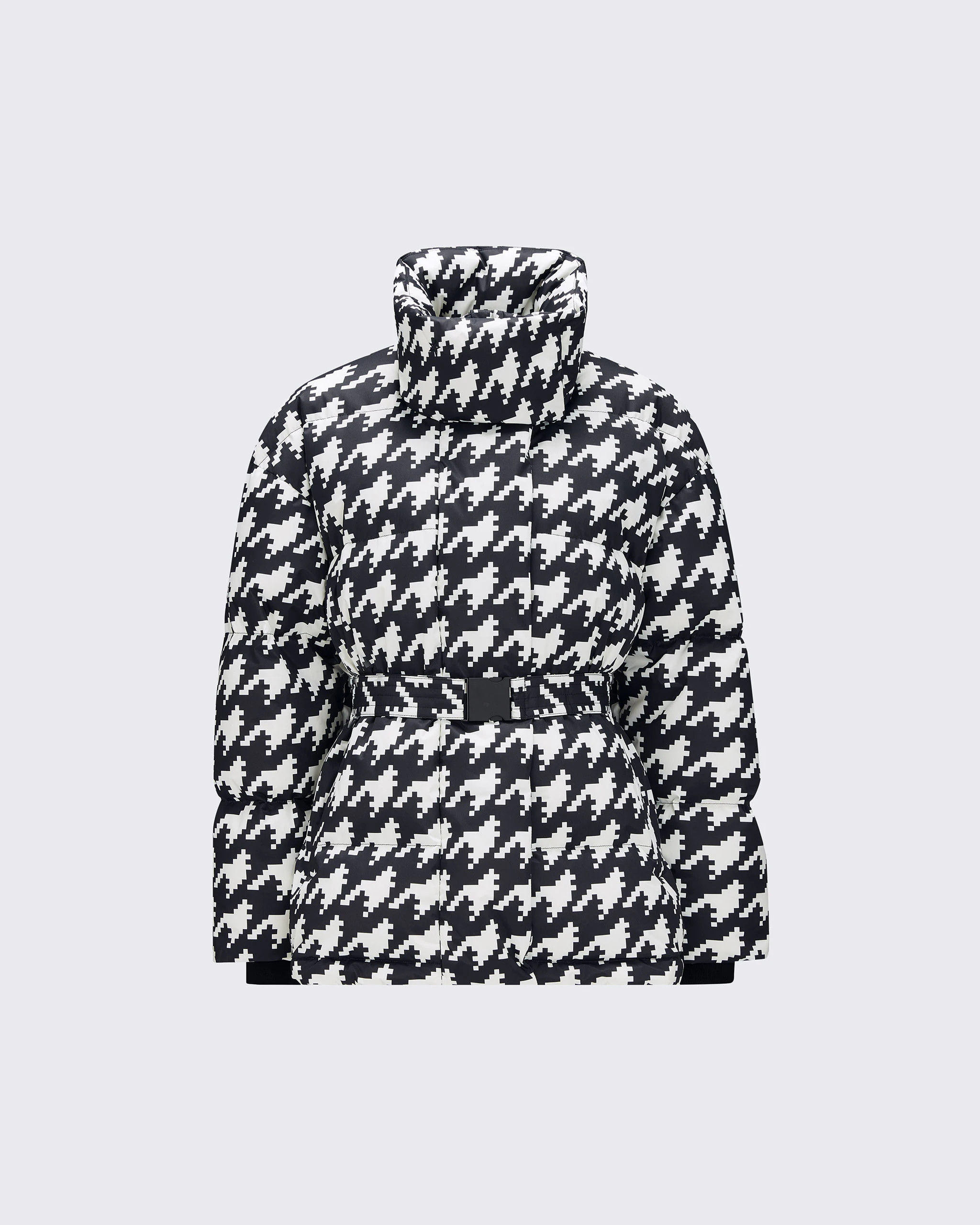 Houndstooth Oversized Parka III | Perfect Moment