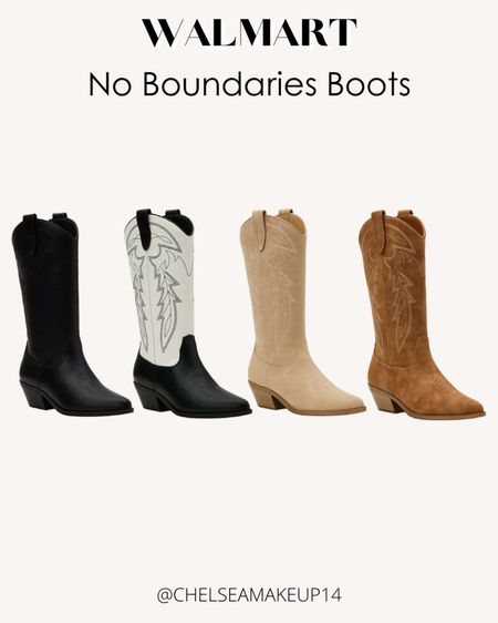 Walmart No Boundaries Western Boots // Walmart Find 

#LTKshoecrush